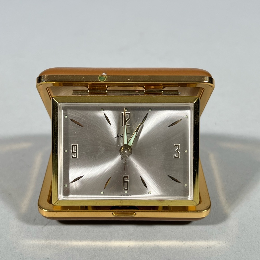 Vintage Seth Thomas Travel Alarm Clock Made In Germany